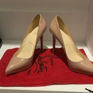 Christian Louboutin size 38.5 nude